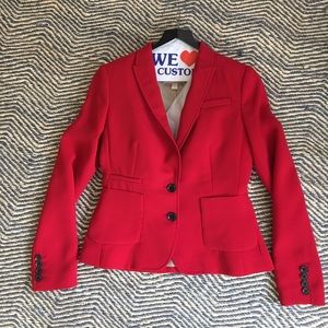 Banana Republic Red Blazer size 0P